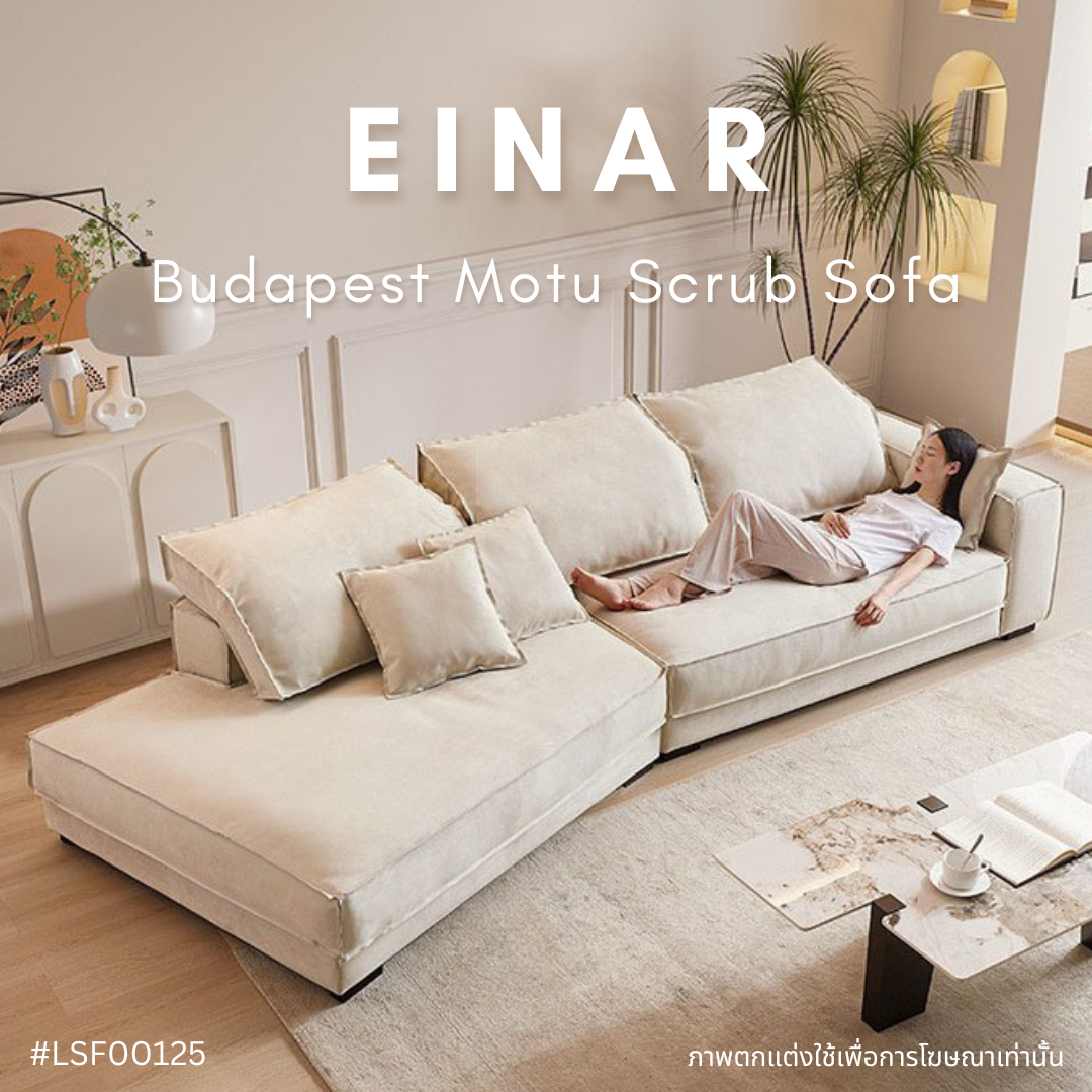 EINAR Budapest Motu scrub sofa