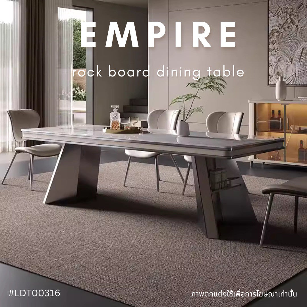 EMPIRE rock board dining table