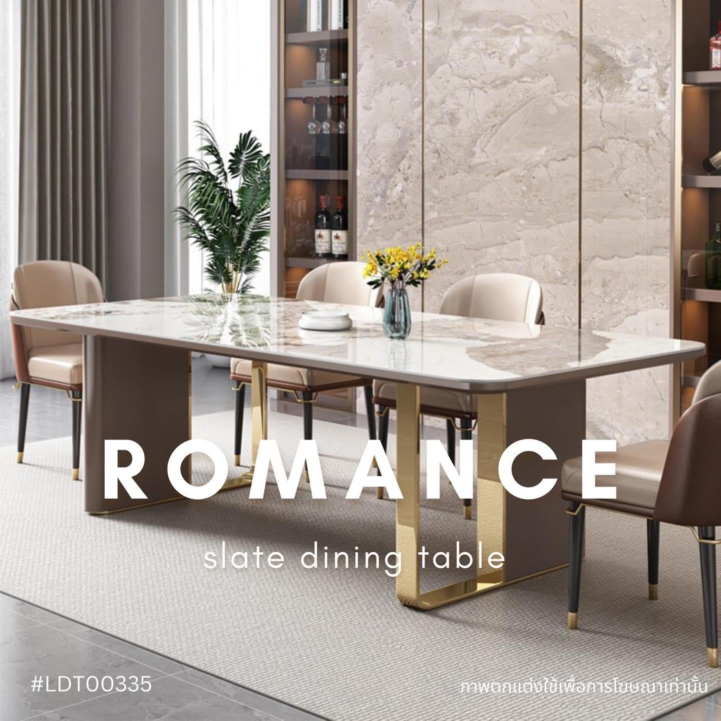 ROMANCE slate dining table