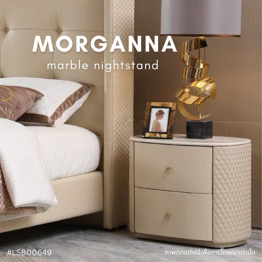 MORGANNA marble nightstand
