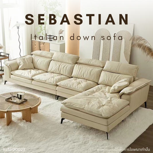 SEBASTIAN Italian down sofa