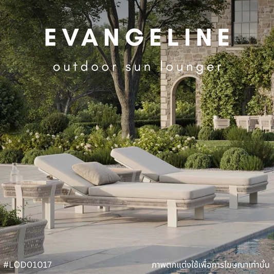 EVANGELINE outdoor sun lounger