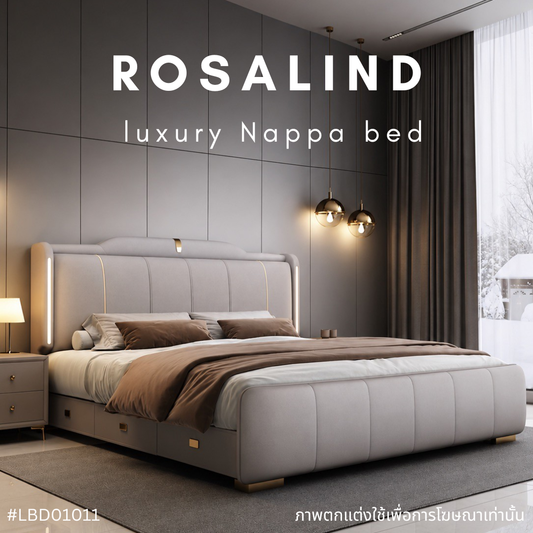 ROSALIND luxury Nappa bed