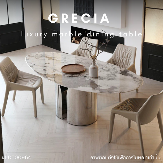 GRECIA luxury marble dining table