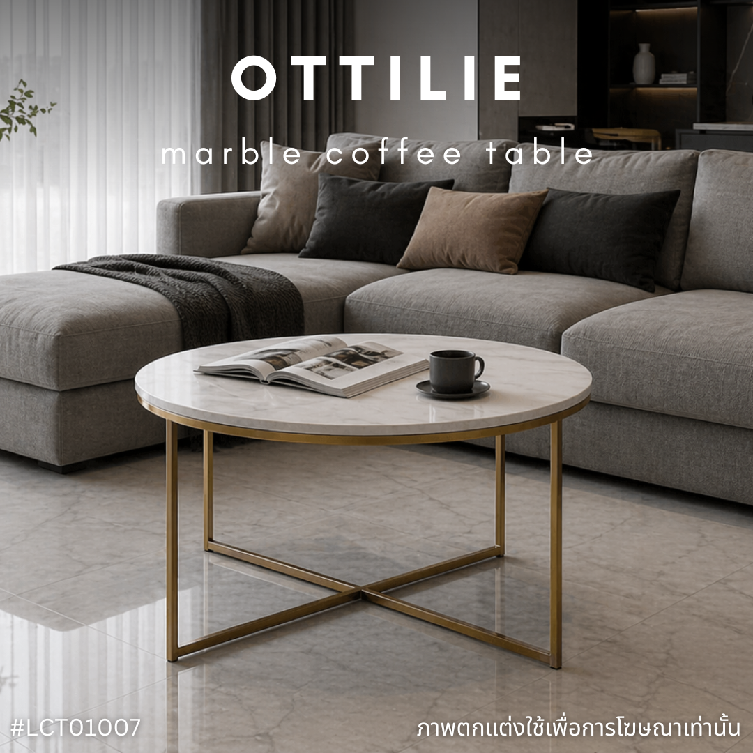 OTTILIE marble coffee table