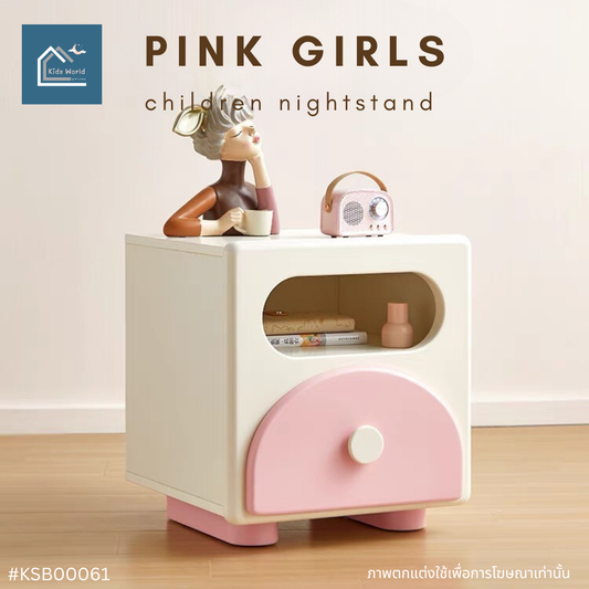 PINK GIRLS children nightstand