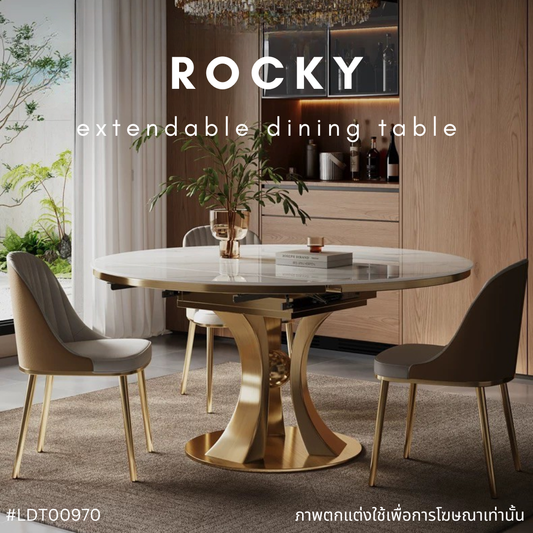 ROCKY extendable dining table