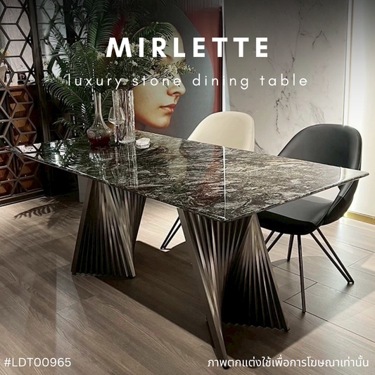 MIRLETTE luxury stone dining table