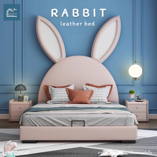 RABBIT leather bed