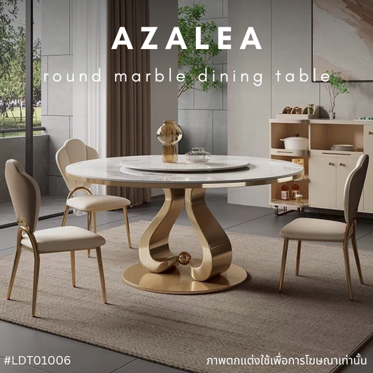 AZALEA round marble dining table