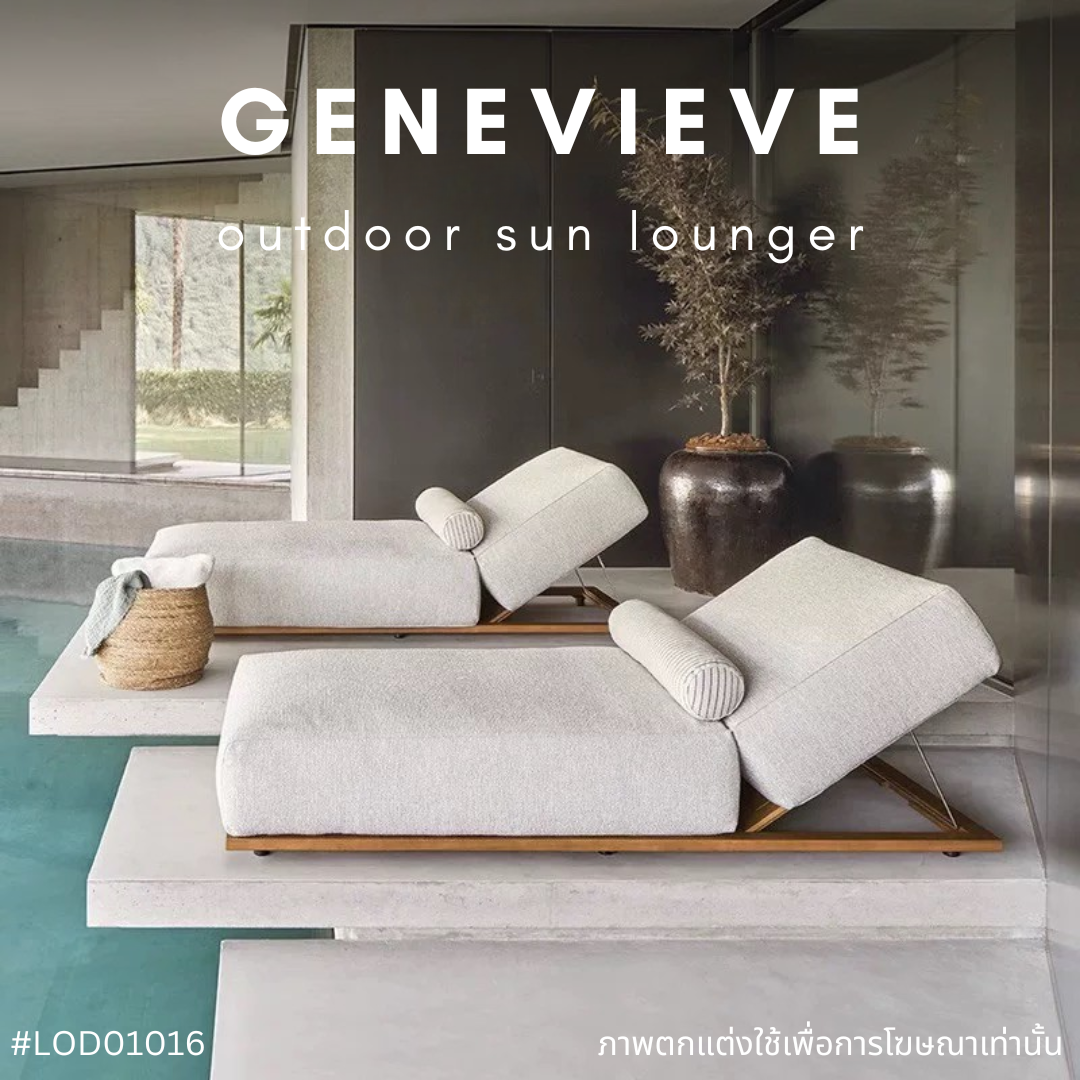 GENEVIEVE outdoor sun lounger