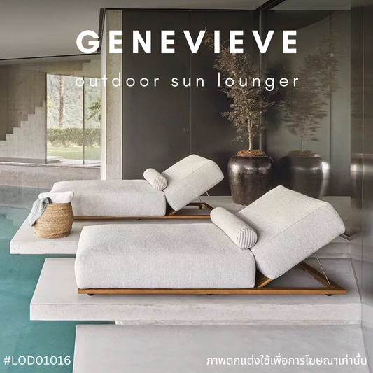 GENEVIEVE outdoor sun lounger
