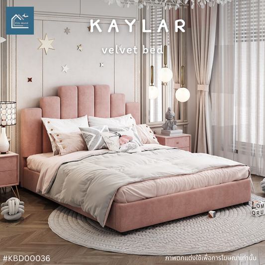 KAYLAR velvet bed