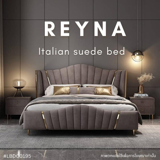 REYNA Italian suede bed