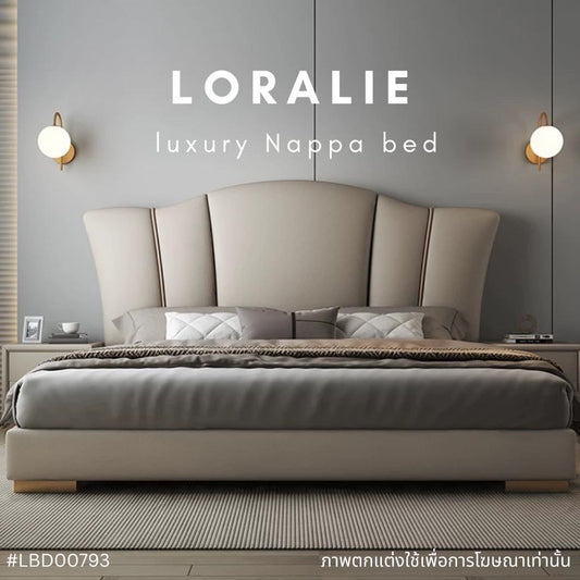 LORALIE luxury Nappa bed