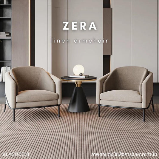 ZERA linen armchair