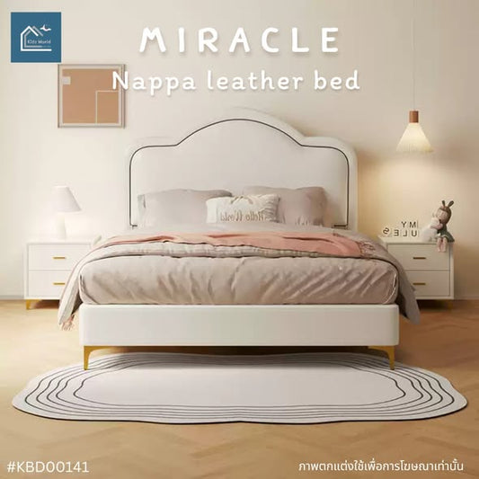 MIRACLE Nappa leather bed