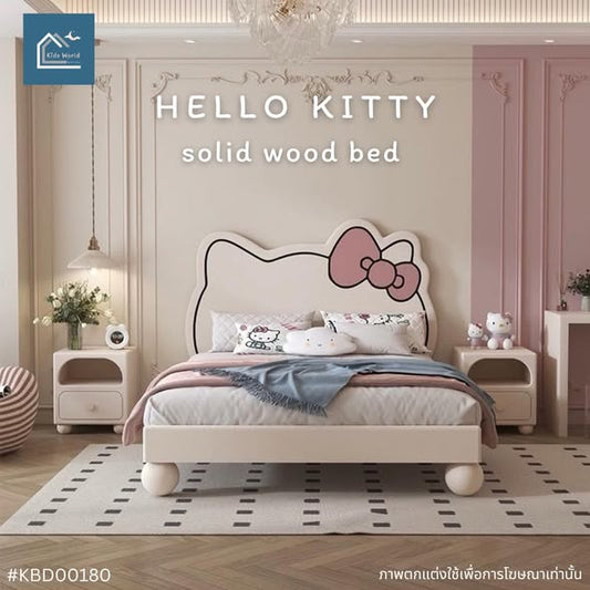 HELLO KITTY solid wood bed