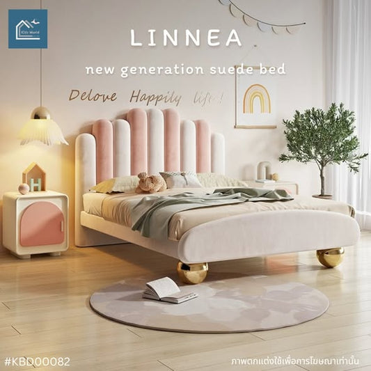 LINNEA new generation suede bed