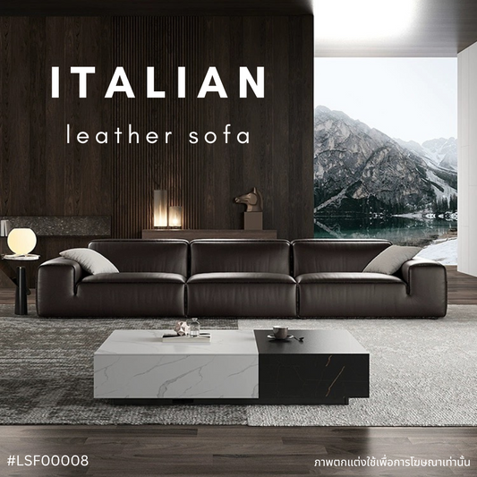 ITALIAN leather sofa