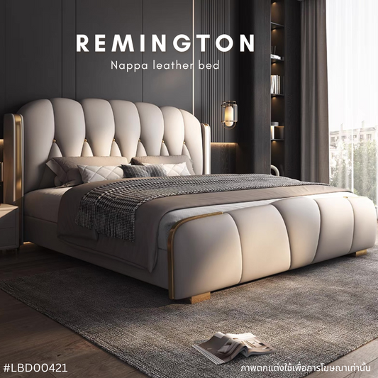 REMINGTON Nappa leather bed