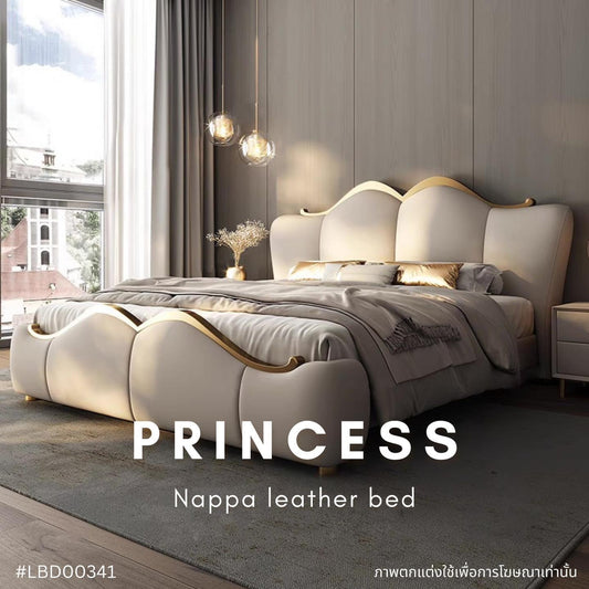 PRINCESS Nappa leather bed