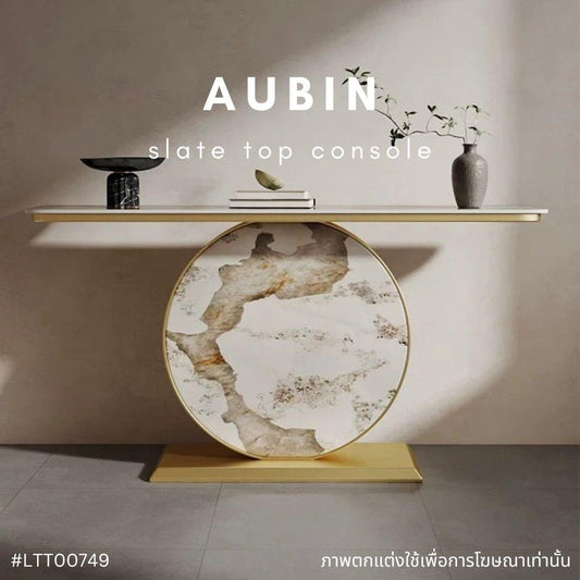 AUBIN slate top console