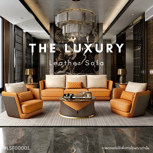 THE LUXURY leather sofa