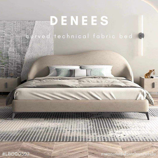 DENEES curved technical fabric bed
