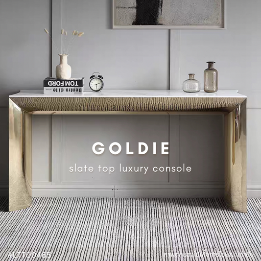 GOLDIE slate top luxury console