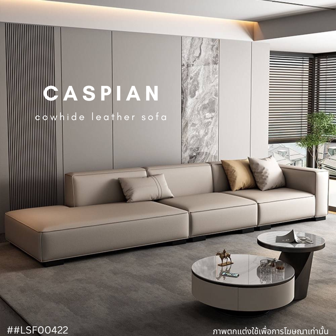 CASPIAN cowhide leather sofa