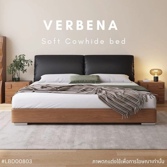 VERBENA soft cowhide bed