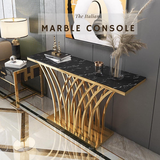 THE ITALIAN marble console