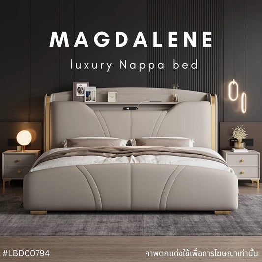 MAGDALENE luxury Nappa bed