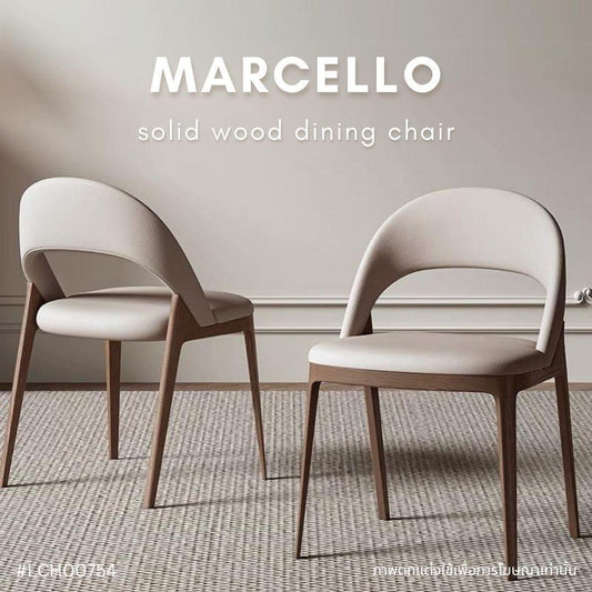 MARCELLO solid wood dining chair