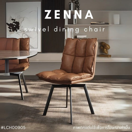 ZENNA swivel dining chair