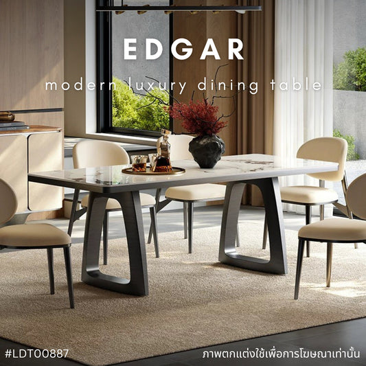 EDGAR modern luxury dining table