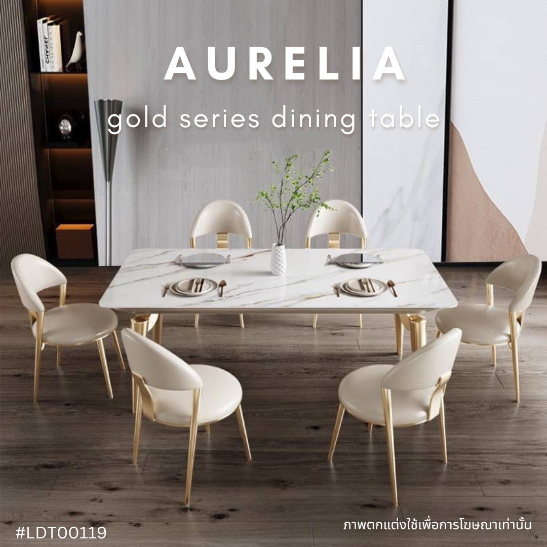 AURELIA gold series dining table