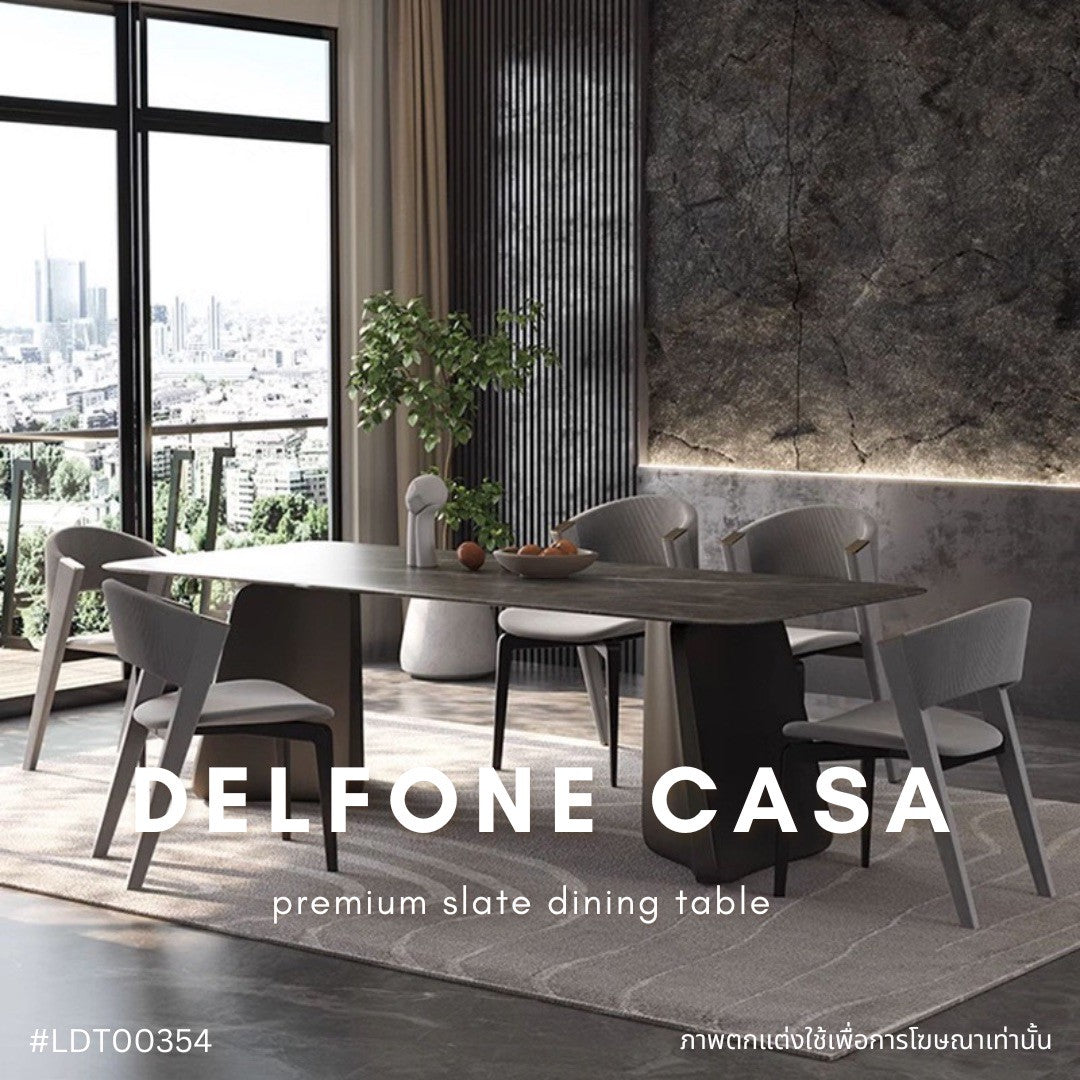 DELFONE CASA premium slate dining table