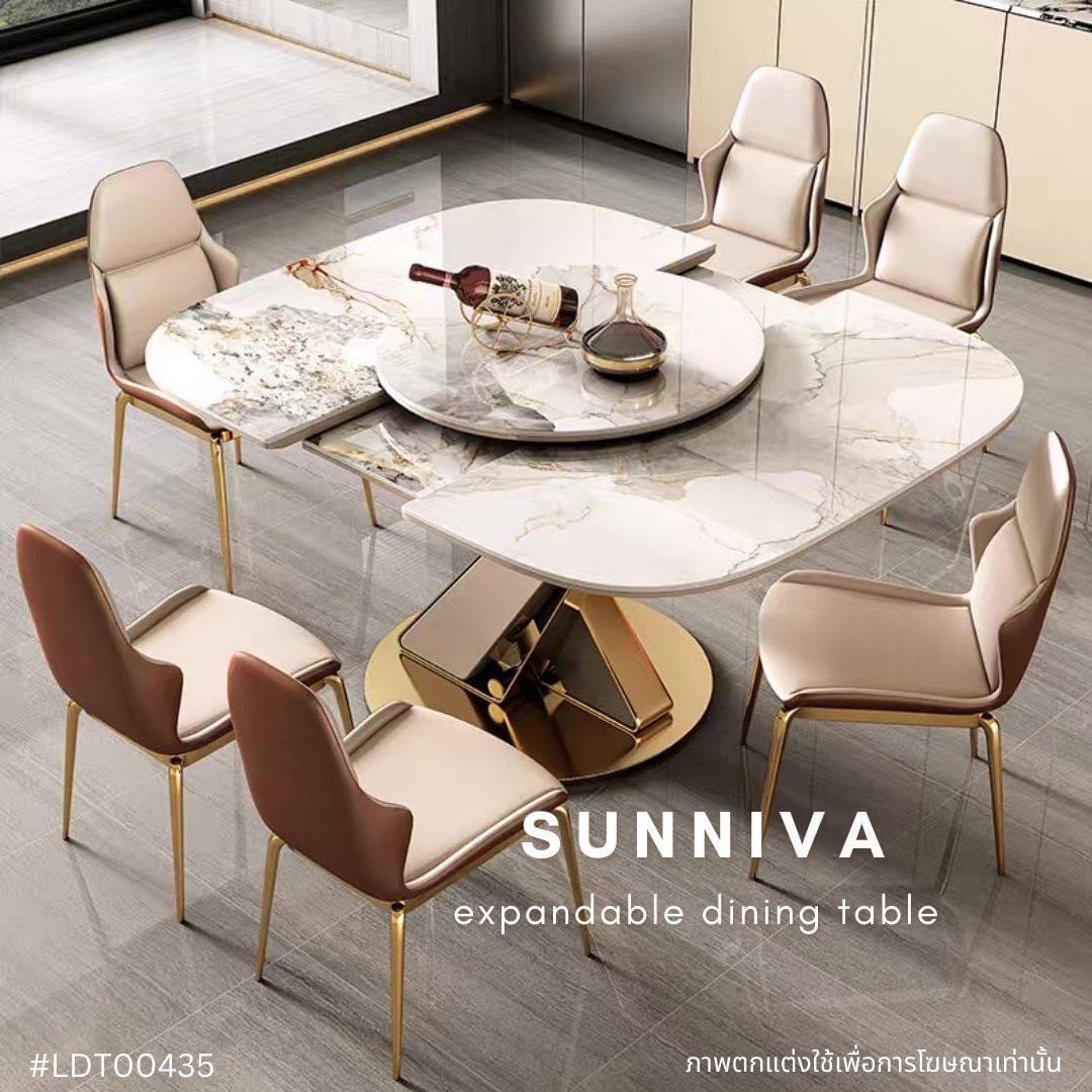 SUNNIVA expandable dining table