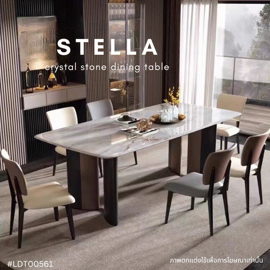 STELLA crystal stone dining table