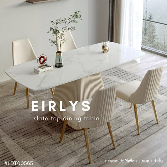EIRLYS slate top dining table