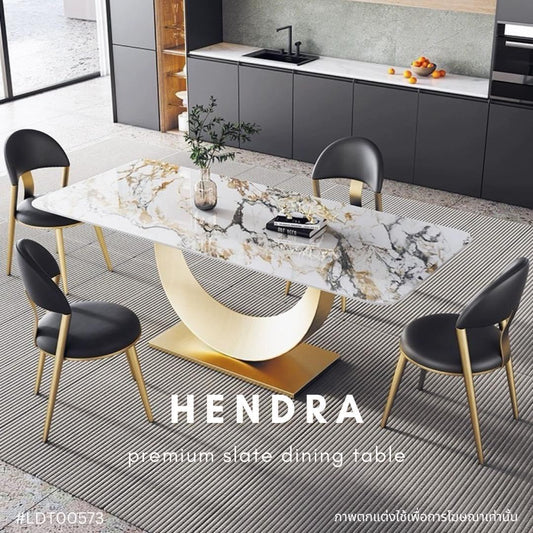 HENDRA premium slate dining table