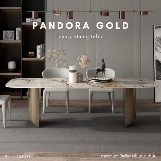 PANDORA GOLD luxury dining table