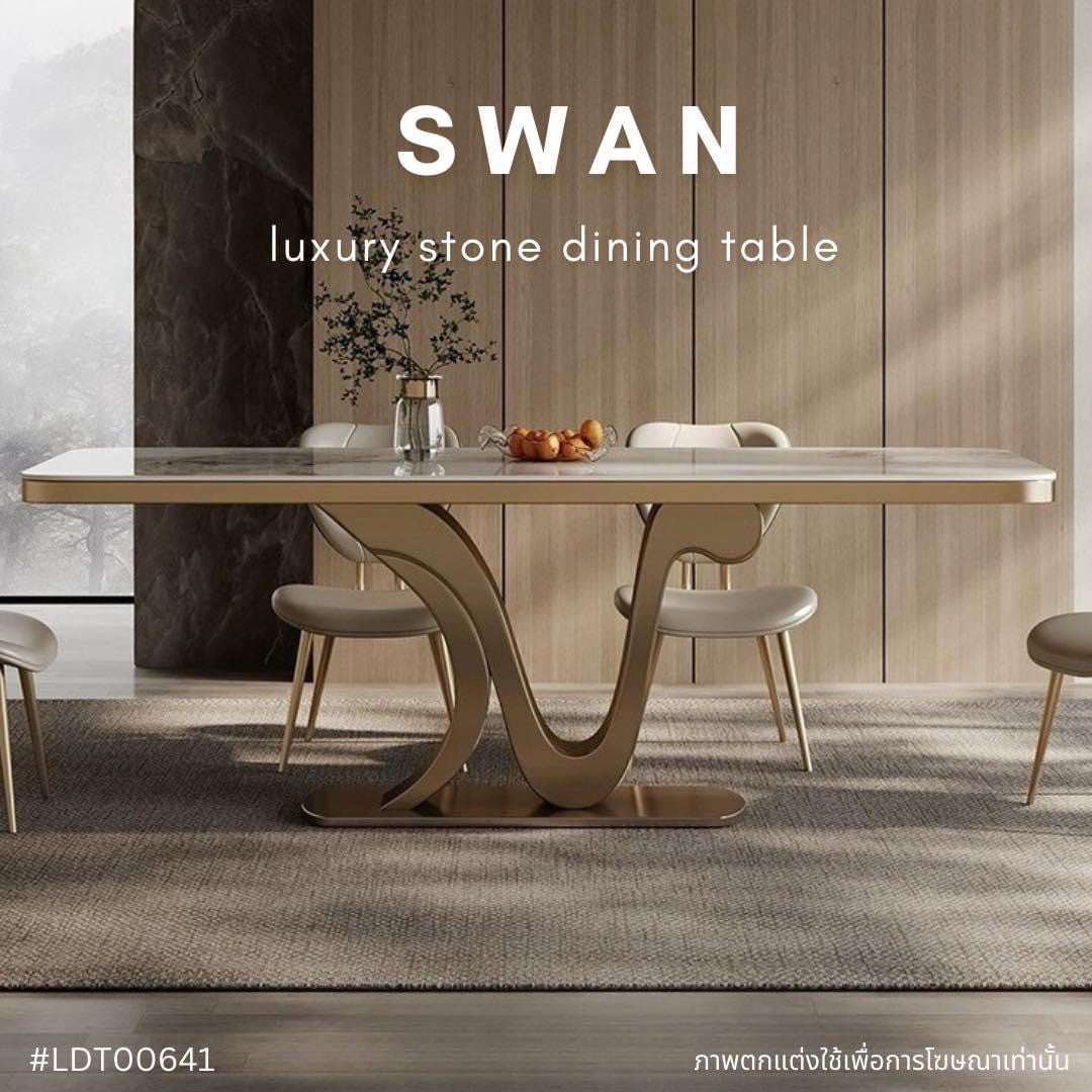 SWAN luxury stone dining table