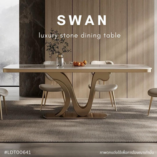 SWAN luxury stone dining table