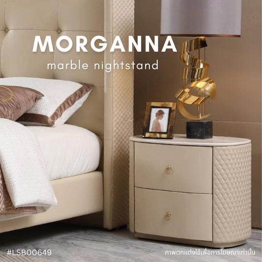 MORGANNA marble nightstand