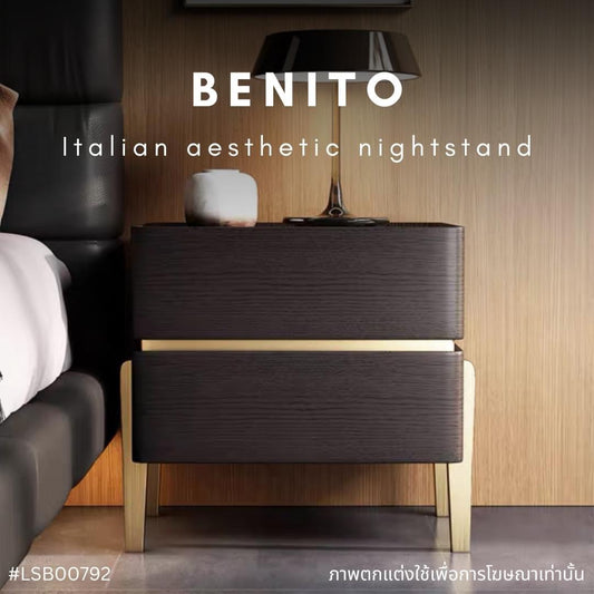 BENITO Italian aesthetic nightstand