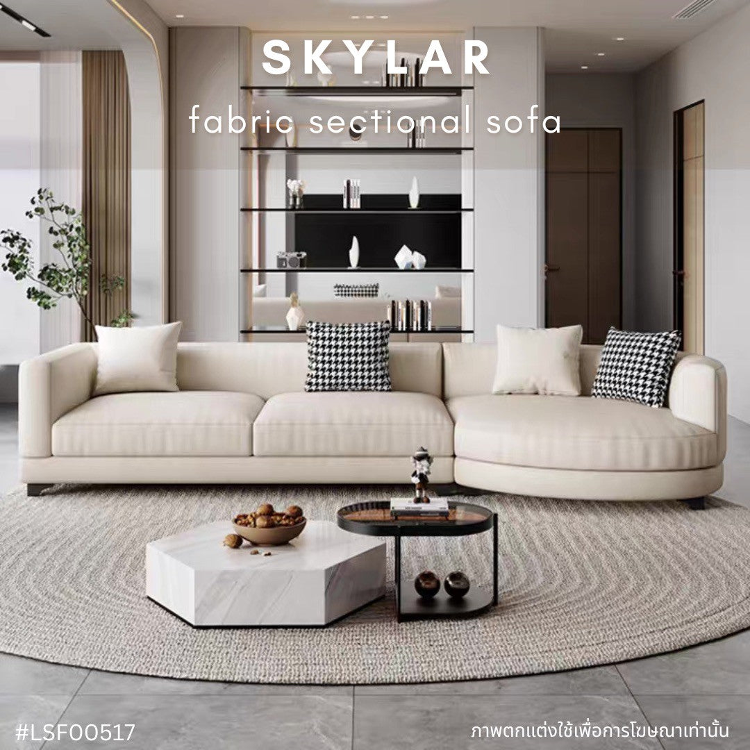 SKYLAR fabric sectional sofa