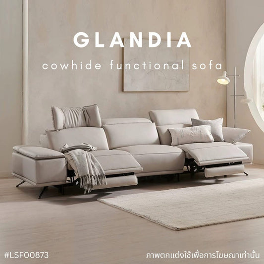 GLANDIA cowhide functional sofa